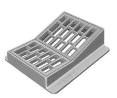 Neenah R-3501-U 20-1/4 X 22-1/8 X 2" Large Grate Only